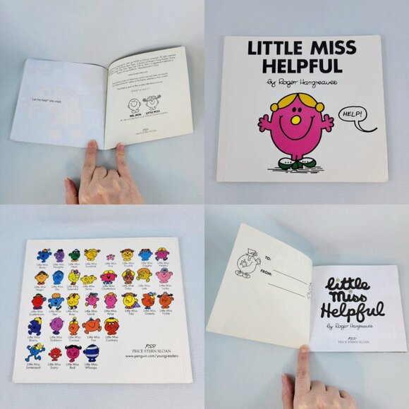 Book Lot Mr. Men Little Miss Mr. Happy Cheerful Miss Late Helpful Roger Hargreav - Picture 5 of 16